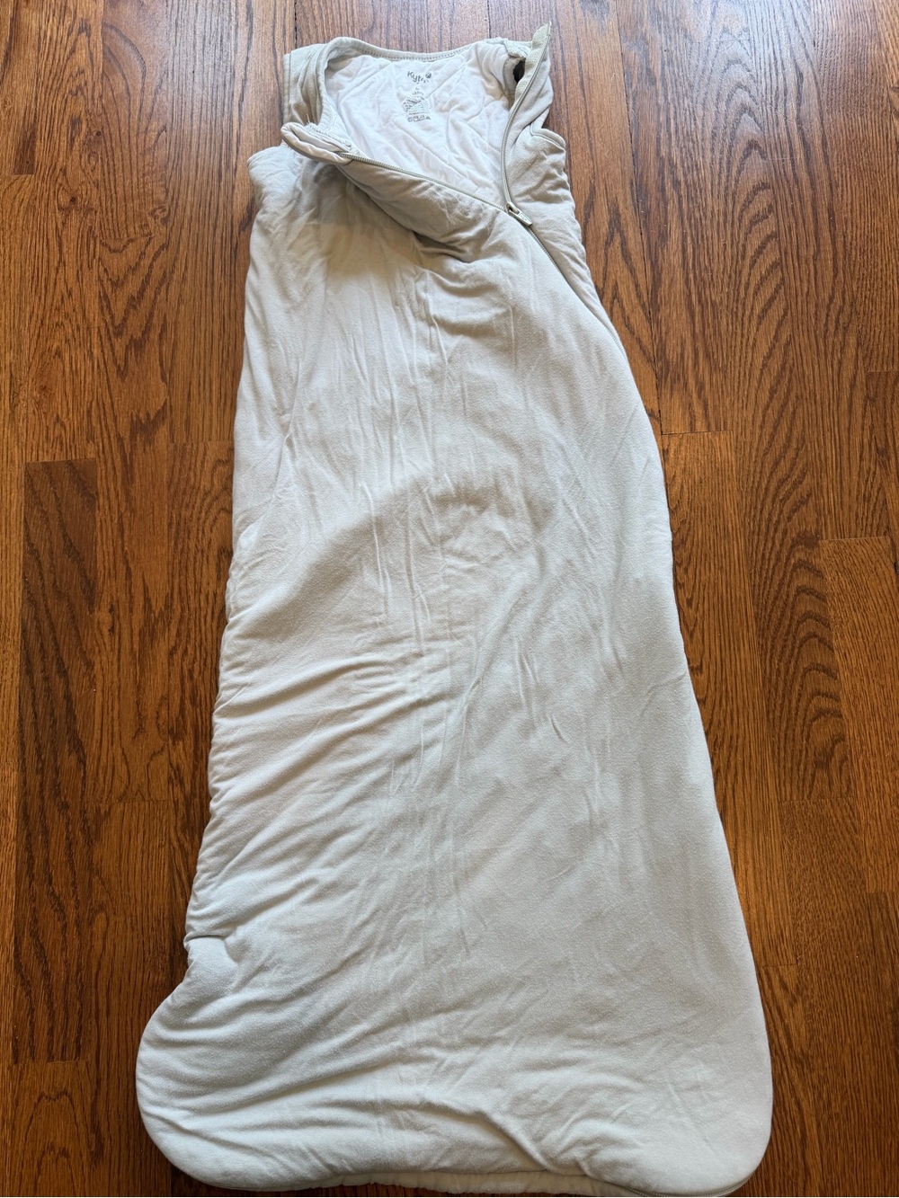 Kyte BABY Light Gray Sleeveless Sleep Sack size Large 2.5 tog